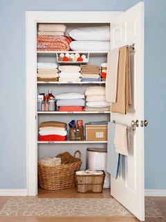 getting control of your closets means everything needs a place